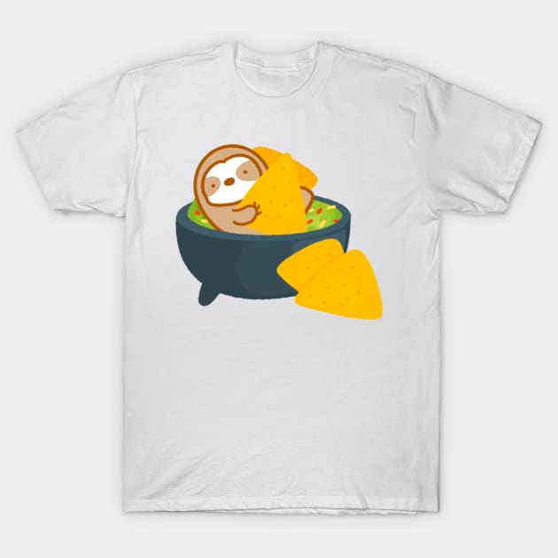 Chips and Guacamole Sloth T-Shirt by theslothinme